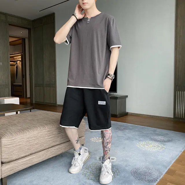 Trendy Men's Sports And Leisure Suits Grey - Shop at LoveMi