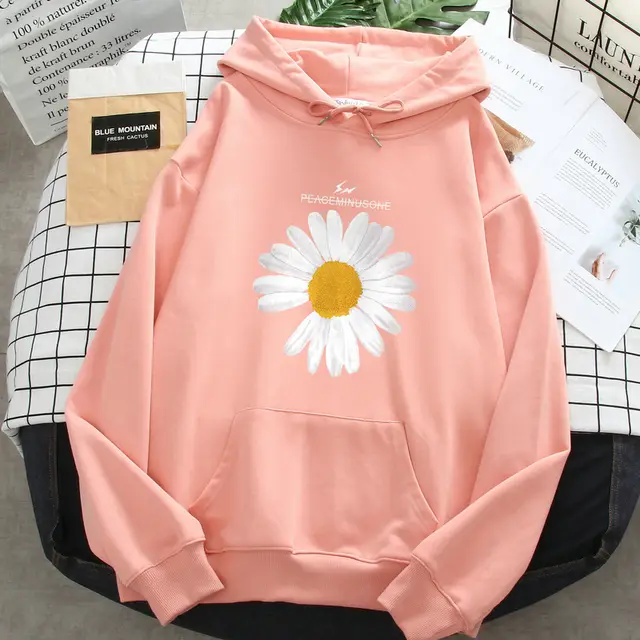 new thin super fire Little Daisy hooded sweater women"s 200 Jin Plus Size mm loose large slim top 9A - Shop at LoveMi