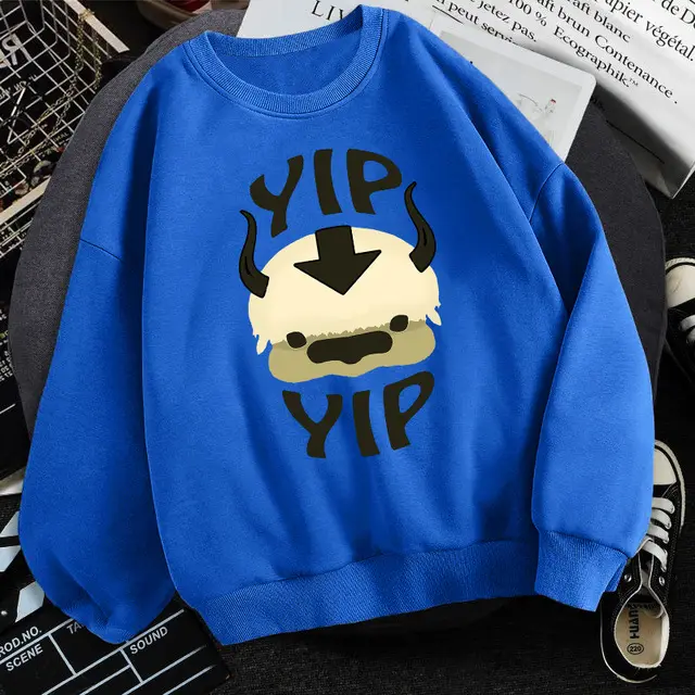 Cute Women's Round Neck Warm And Fleece Sweater Blue - Shop at LoveMi