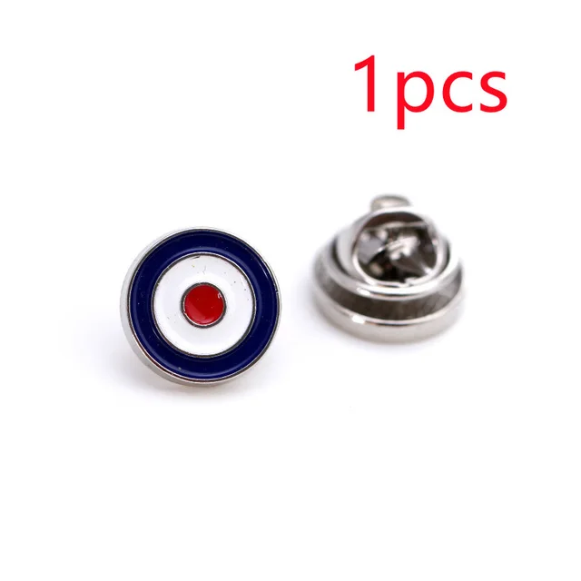 Small Collar Pin Clothing Collar Small Brooch Target Small Brooch White Blue - Shop at LoveMi