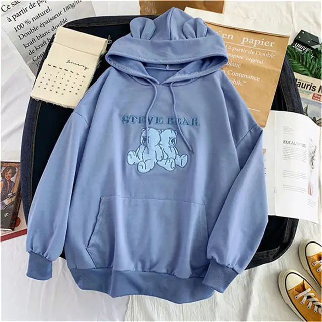Thin Hooded Sweater Women Winter Plus Velvet Thick Coat On Clothes S - Shop at LoveMi