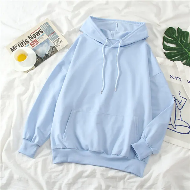 Thin Hooded Sweater Women Winter Plus Velvet Thick Coat On Clothes V - Shop at LoveMi