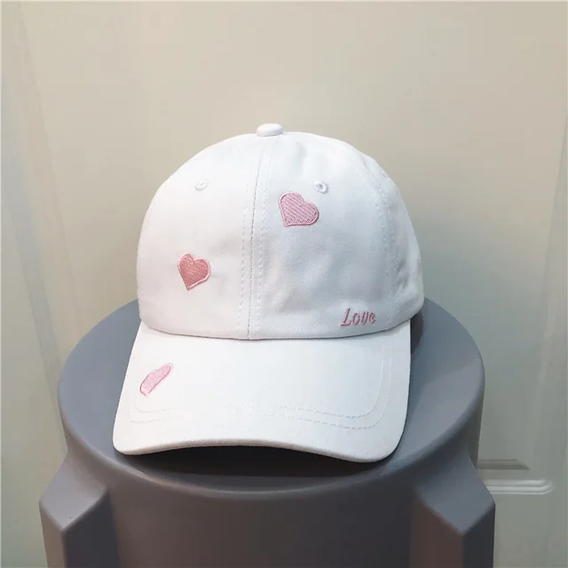 Baseball Hat Female Summer Korean Student Bow Cap Sunhat White - Shop at LoveMi