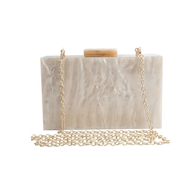 Women Handbags Marble Pattern Acrylic Bag Luxury Handbags Women Bags Apricot - Shop at LoveMi