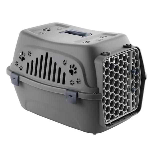 Cat Air Box Large Dog Cage Small and Medium sized Dog Outing Carrying Bag Grey - Shop at LoveMi