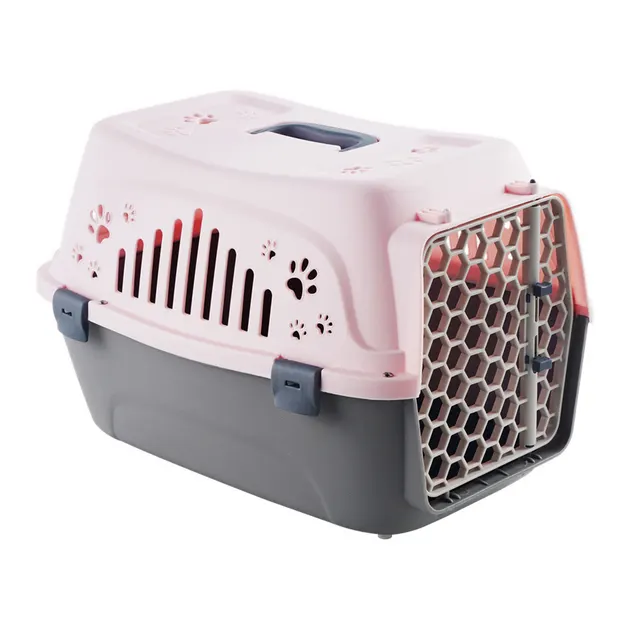 Cat Air Box Large Dog Cage Small and Medium sized Dog Outing Carrying Bag Pink - Shop at LoveMi