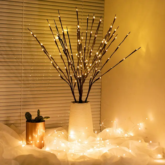 Decorative Twig Light Nordic Room Decoration Tree Lights 3Style - Shop at LoveMi