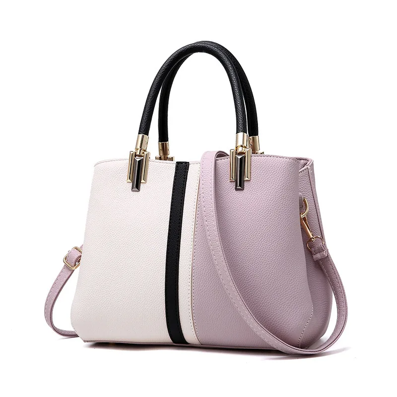 Summer Hit Color Fashion Bag Shoulder Handbag Leisure Purple - Shop at LoveMi