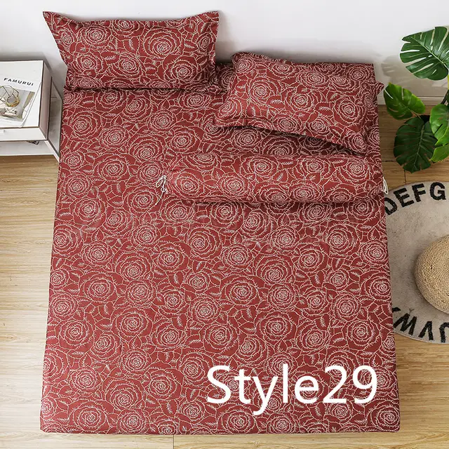 Single Bed Linens Mattress Pad Sets Bed Sheet Single Mattress Cover Size 6 - Shop at LoveMi