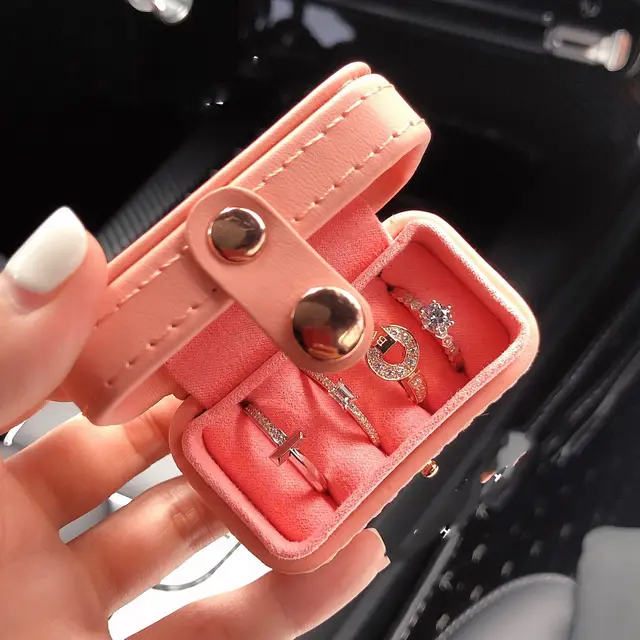 Mini Jewelry Storage Box Is Sweet To Carry With You Pink - Shop at LoveMi