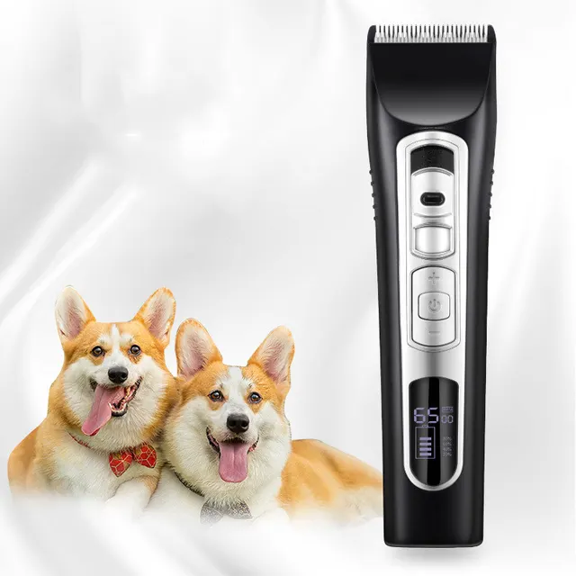 LCD Display Pet Hair Clippers Teddy Dog Trimmer Black - Shop at LoveMi