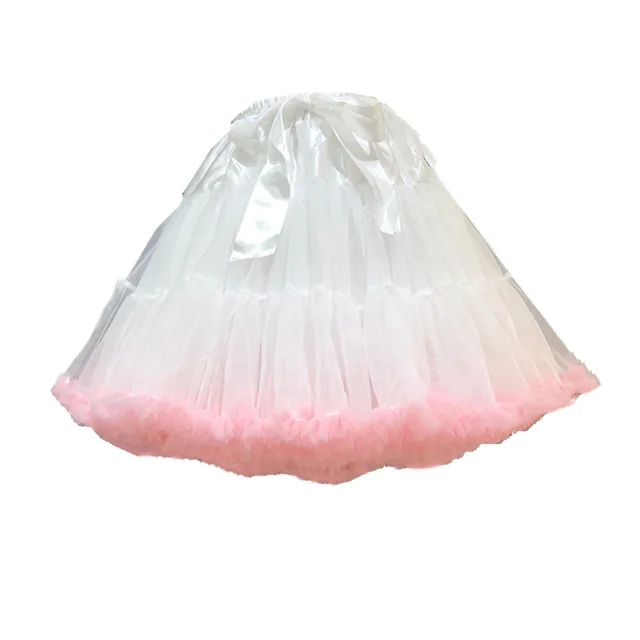Mid length Clouds Support Violent Lolita Soft Sister Cotton Candy Petticoat Pink - Shop at LoveMi