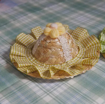 Pet Hat Headdress Straw Hat Cat Dog Dog Yellow - Shop at LoveMi