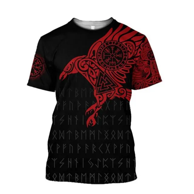 Number Printing Men's Round Neck Casual Short sleeved T shirt 6Color - Shop at LoveMi