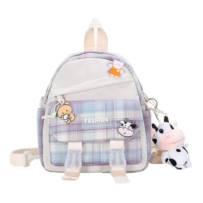 High School Students, Junior High School Students, Elementary And Middle School Students Ins Cute Campus Backpack Purple - Shop at LoveMi