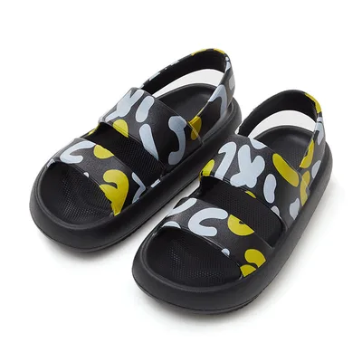 Thick soled Sandals, Summer Fashion, Ins Wind, Flat bottomed Heightened Sandals And Slippers Black - Shop at LoveMi