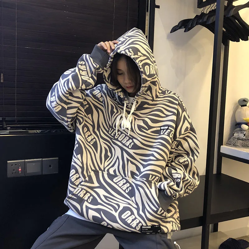 New Autumn And Winter Sweater Girl Loose Student Korean Style Hooded - Charcoal
