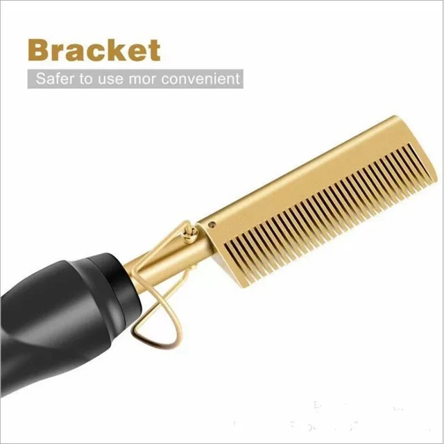 Quick Heating Comb Dry And Wet Dual Purpose Copper Comb Black - Shop at LoveMi