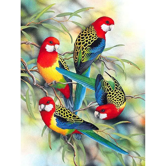 Diamond Painting Bird On Tree Diamond Embroidery 5D DIY Diamond Painting Square - Shop at LoveMi