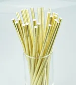 25Bronzing Straws