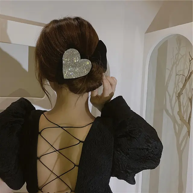 Elegant Women Deft Bun Hair Bands Crystal Magic Headband French Twist Make Easy To Use Hairpin Braider Maker Hair Accessories Black - Shop at LoveMi