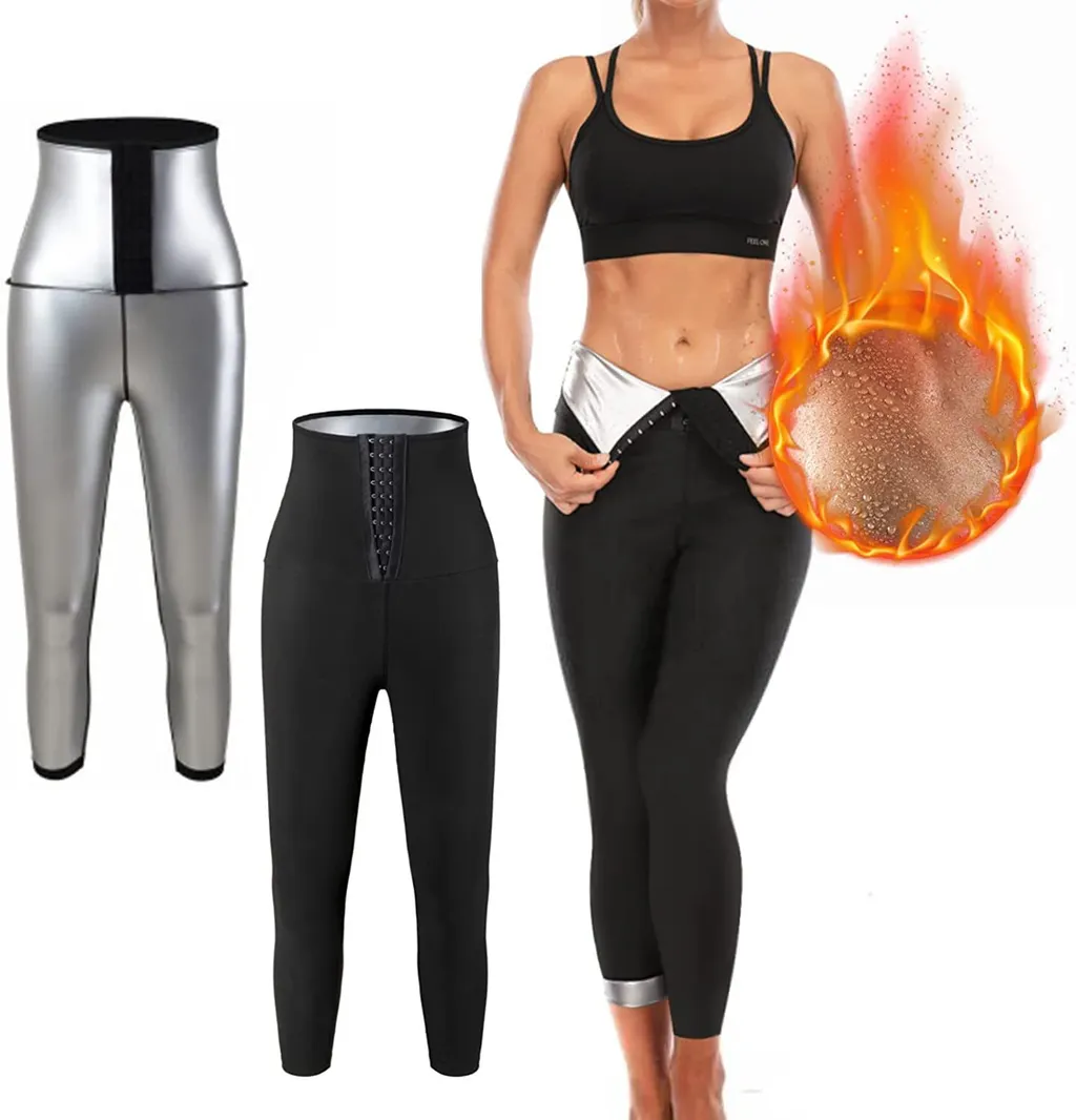 Women's body shaping pants high-waist tight-fitting sports fitness pants Europe and America - Silver Coating 9Point