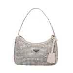 Square Bag Shoulder Bag Texture Messenger Bag Handbag - White