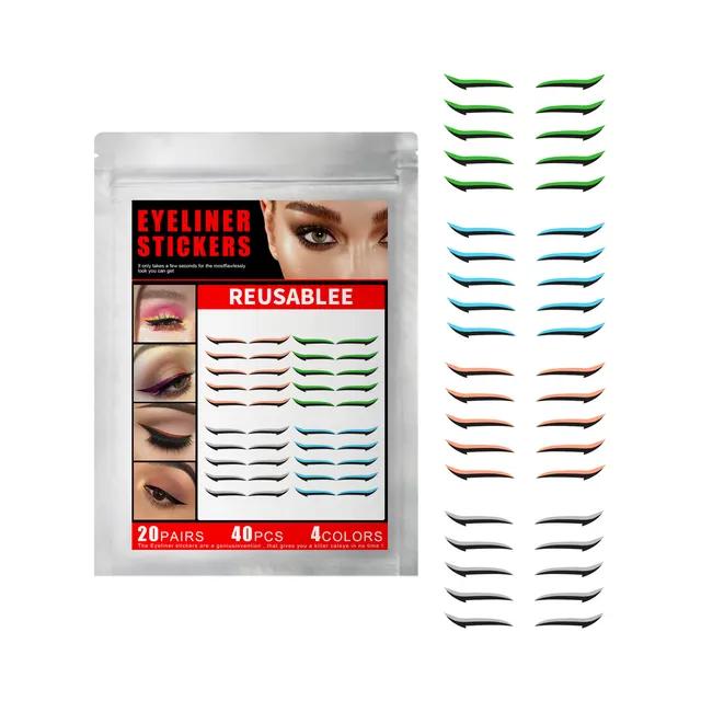 Natural Fashion And Charming Eyeshadow Stickers Smoky Makeup Paper Sticky Without Smudging 1Style - Shop at LoveMi