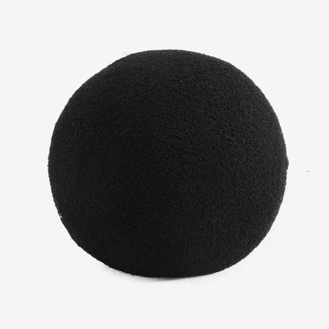 Lamb Plush Sofa Pillow Cushion Ins Living Room Cushion Melissatruffle Black - Shop at LoveMi