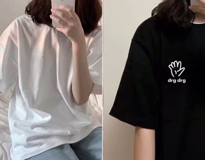 Short Sleeved Loose Korean Style Cotton Spring Summer Dress K - Shop at LoveMi