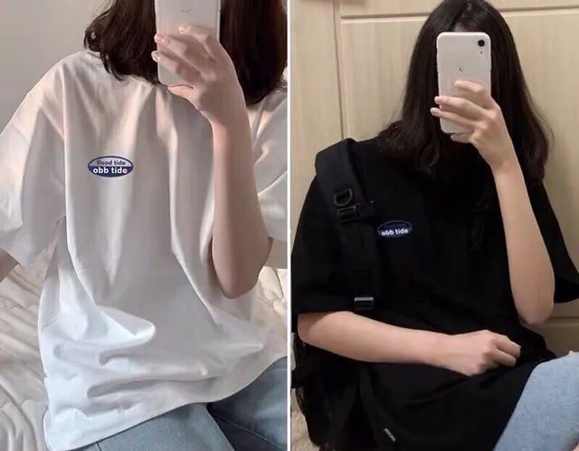 Short Sleeved Loose Korean Style Cotton Spring Summer Dress P - Shop at LoveMi