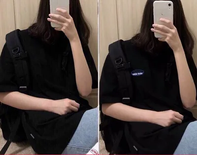 Short Sleeved Loose Korean Style Cotton Spring Summer Dress V - Shop at LoveMi