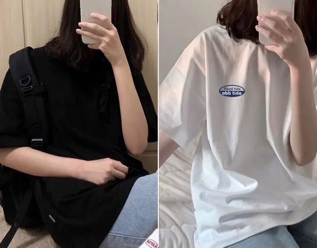 Short Sleeved Loose Korean Style Cotton Spring Summer Dress Z - Shop at LoveMi