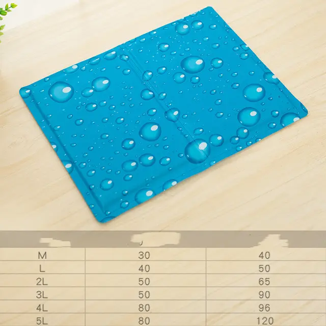 Ice Pad Dog Pad Bite Resistant Cold Pad Not Easy To Stick Hair Cooling Pet Pad Blue - Shop at LoveMi