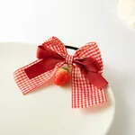 Big Strawberry Bow Hair Rope