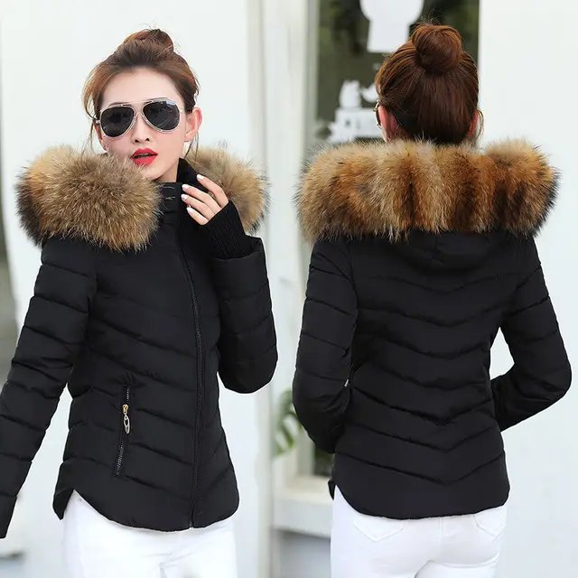 Brown Women'S Parka Jacket Winter Jacket Womens Parkas Black - Shop at LoveMi