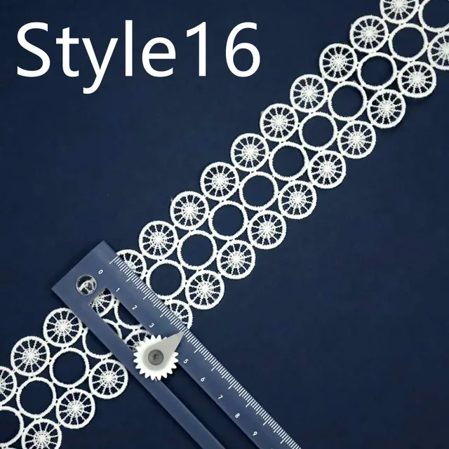 Embroidered Small Lace Barcode, Wave Skirt Fringed Lolita Women's Clothing Accessories 16Style - Shop at LoveMi