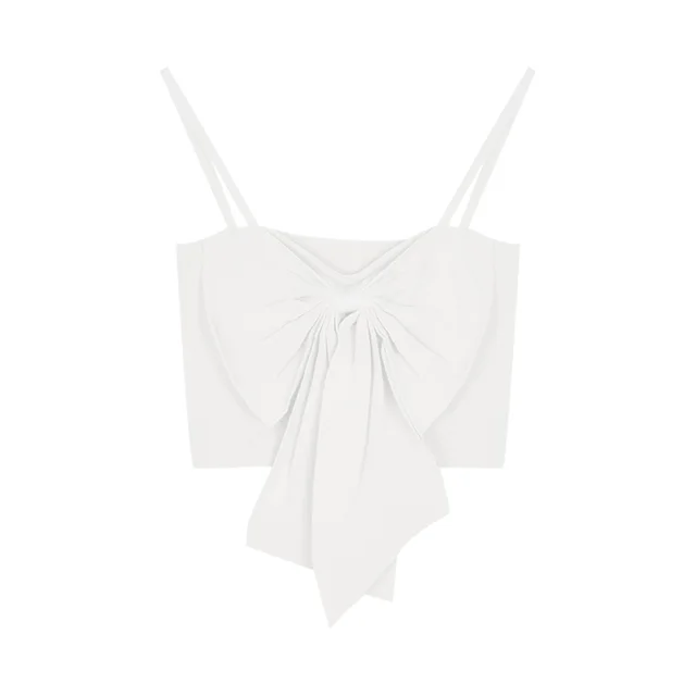Short sleeved Suspender Vest Women's Spring White Sling - Shop at LoveMi