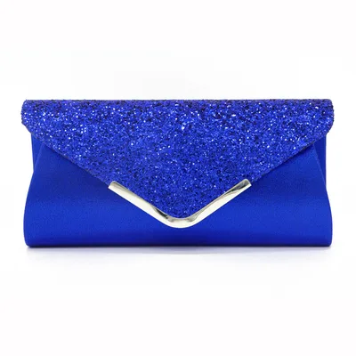 The Factory Directly Supplies European And American PU Sequin Women's Bags Blue - Shop at LoveMi