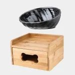 Black With Shelf