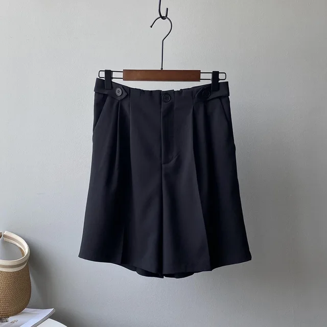 Korean Style Loose Wide Leg Drape Thin Pants Black - Shop at LoveMi