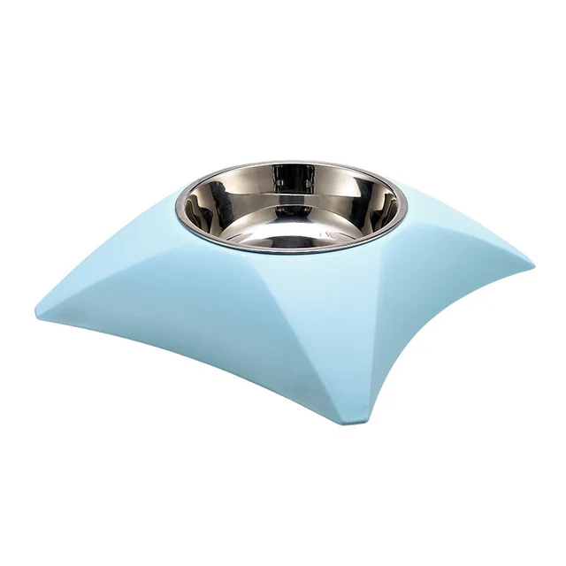 Single Bowl Cat Bowl Dog Bowl Pet Bowl Dog Plastic Bowl Blue - Shop at LoveMi