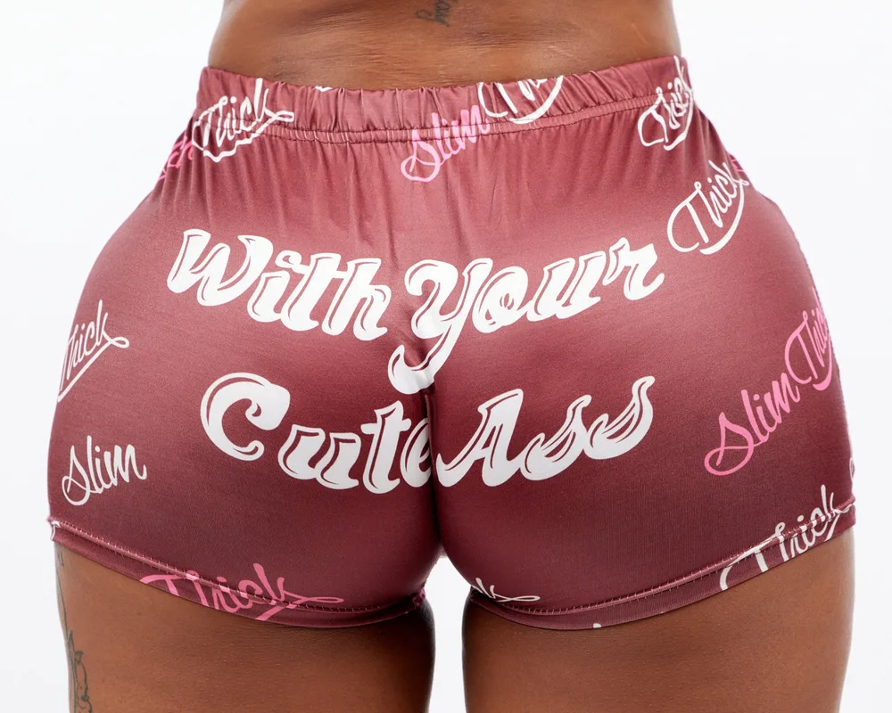 European And American Tight fitting Thin European And American Shorts Mid wais L 1 Style - Shop at LoveMi