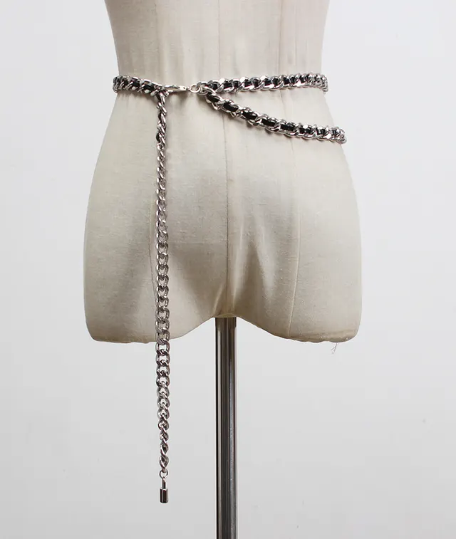 Tassel Decoration Belt Chain Dress Fashion Waist Chain Korean Metal Silver - Shop at LoveMi