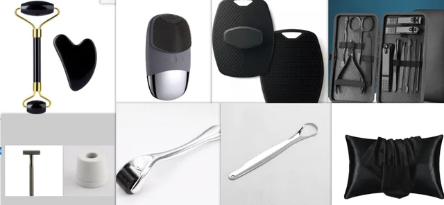 Mini Silicone Electric Face Cleansing Brush Electric Facial Cleanser Facial Cleansing Brush Skin Massager Skin Care Tools Black Set - Shop at LoveMi