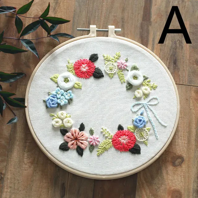 European Style Embroidery Material Package Semi finished Product Kit - Shop at LoveMi