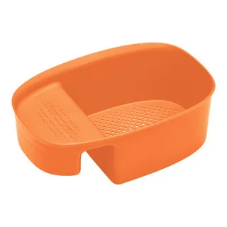 Hangable Drain Basket Sink Sink Dish Sink Kitchen Shelf - Orange - View 1
