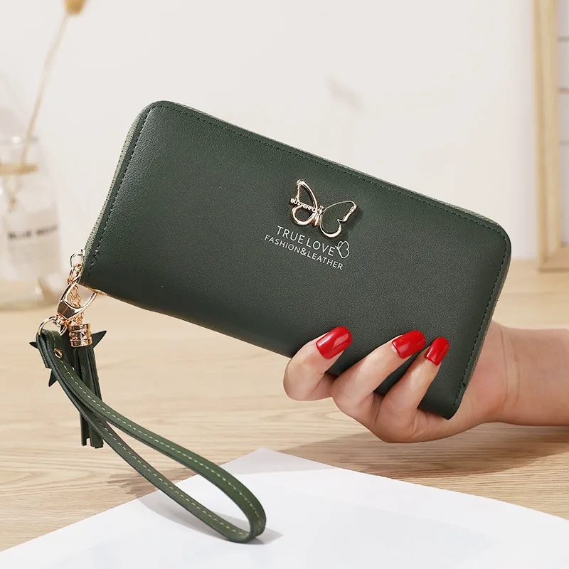 Korean Style Butterfly Hollow Metal Ladies Clutch Green - Shop at LoveMi