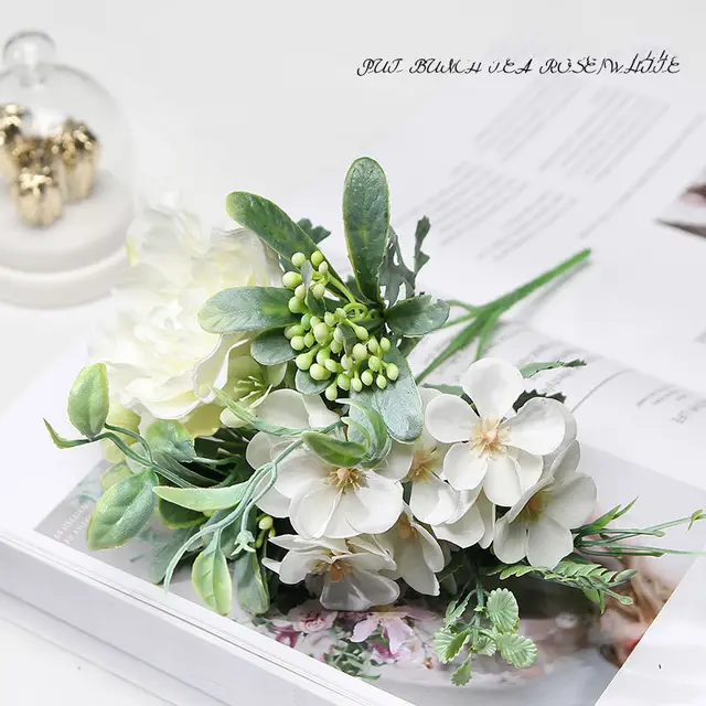 Simulation Wedding Holding Bouquet White - Shop at LoveMi