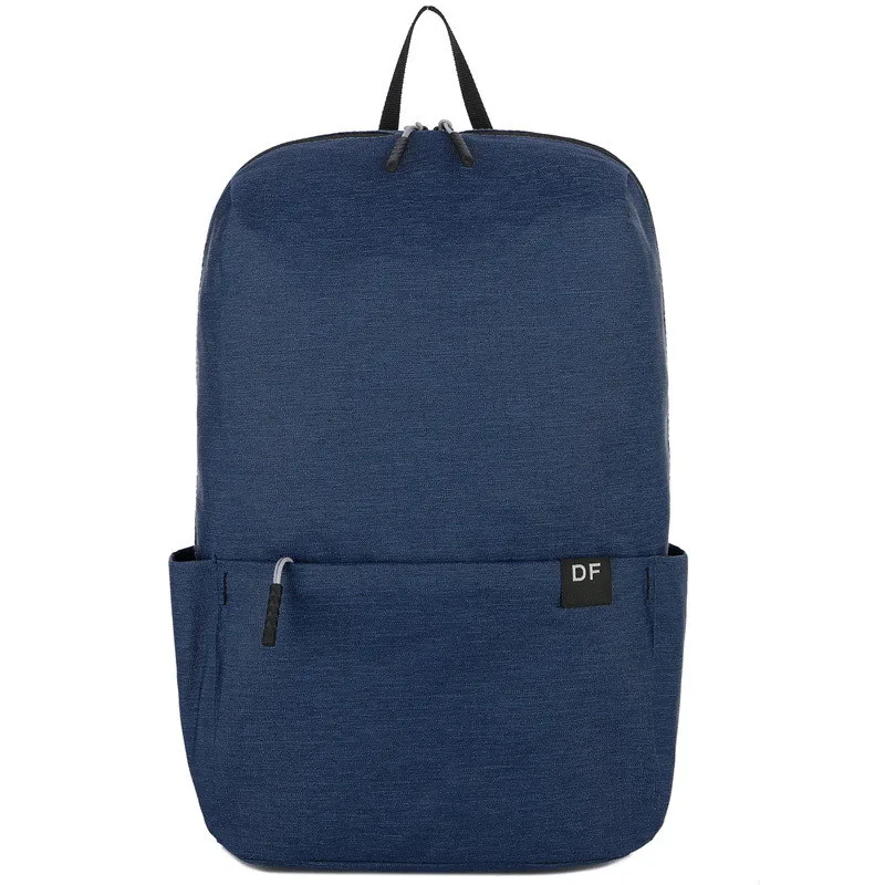 Water Repellent Colorful Backpack Lightweight Outdoor Student Men's And Women's Schoolbags Blue - Shop at LoveMi